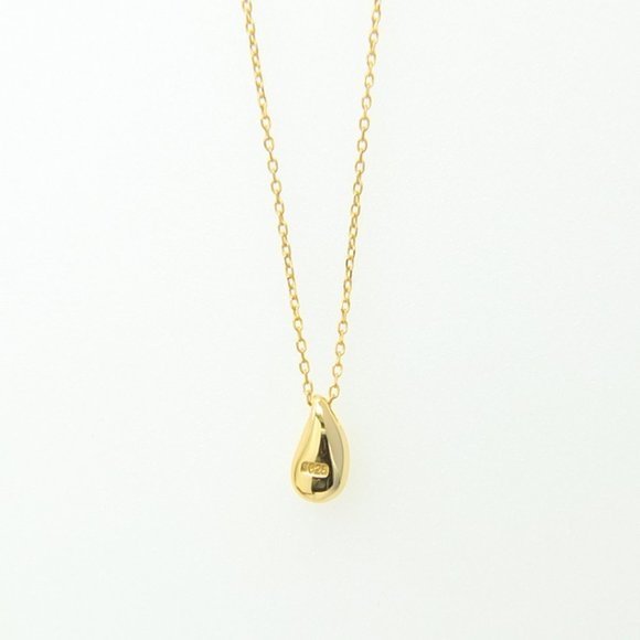 Cate 18K Gold Vermeil Water Droplet Necklace - Picture 7 of 9